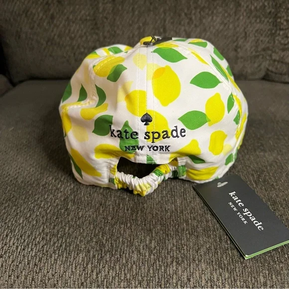 Kate Spade Lemon Toss Baseball Hat NEW - Picture 4 of 7